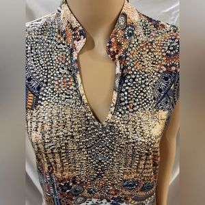 V. Cristina sz L bedazzled shirt.
